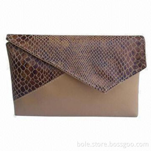 PVC Cosmetic Bag with Flap, Plain Body and Snap Closure, OEM Orders are Accepted